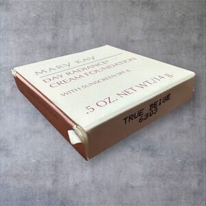 Mary Kay Day Radiance Cream Foundation True Beige 0.5oz NEW SPF 8 Vintage 6303